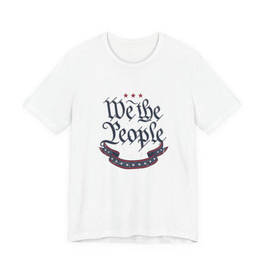 We The People constitution script patriotic t-shirt design