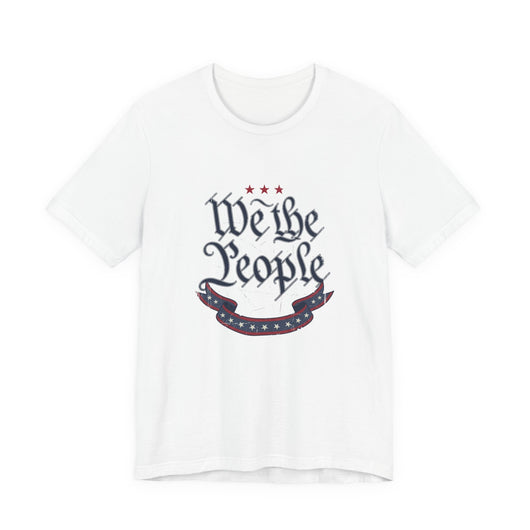 We The People constitution script patriotic t-shirt design