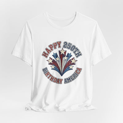 Happy 250th Birthday America Retro T-Shirt