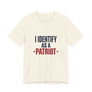 I Identify As A Patriot Funny Conservative T-Shirt
