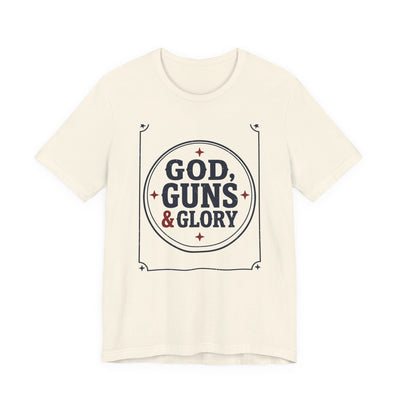 God, Guns & Glory Vintage Badge T-Shirt