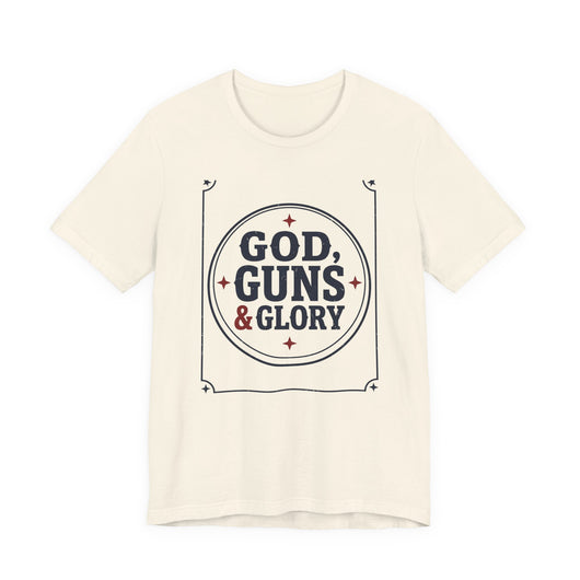 God, Guns & Glory Vintage Badge T-Shirt