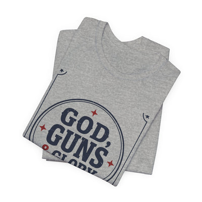 God, Guns & Glory Vintage Badge T-Shirt
