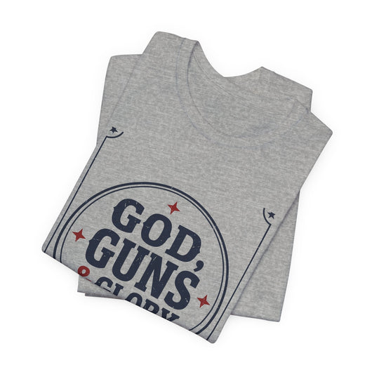 God, Guns & Glory Vintage Badge T-Shirt