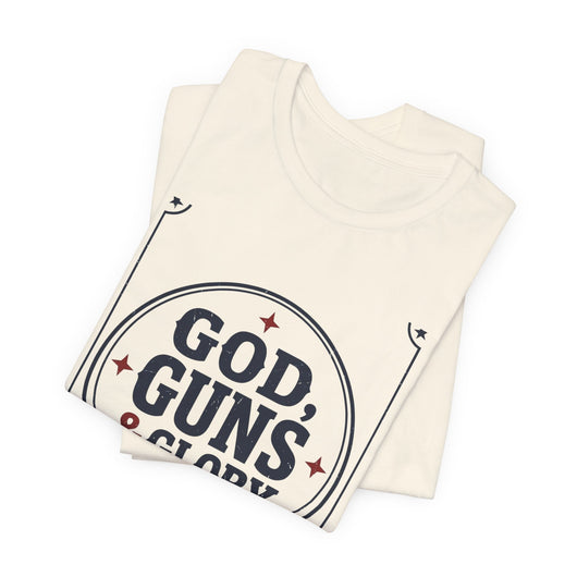God, Guns & Glory Vintage Badge T-Shirt