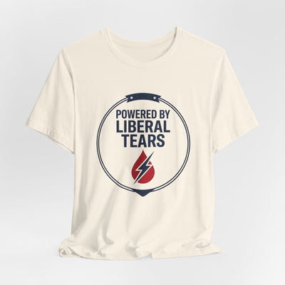Powered By Liberal Tears Funny T-Shirt
