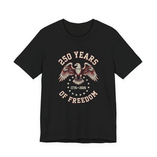 250 Years of Freedom Eagle T-Shirt — 1776-2026