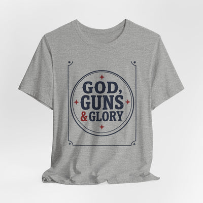 God, Guns & Glory Vintage Badge T-Shirt