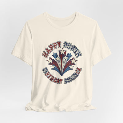 Happy 250th Birthday America Retro T-Shirt