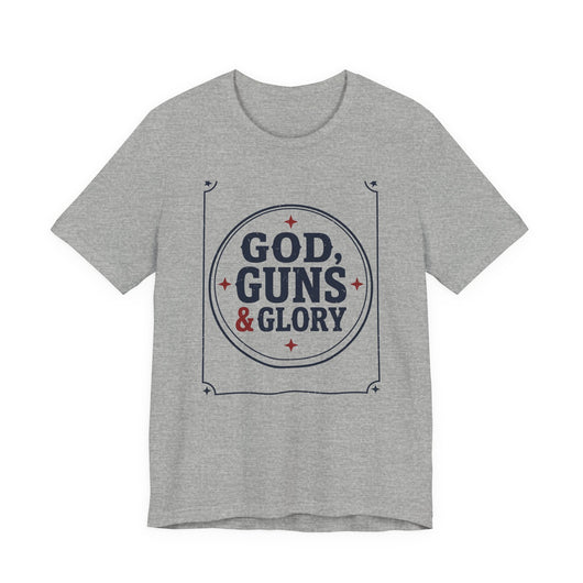 God, Guns & Glory Vintage Badge T-Shirt