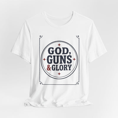God, Guns & Glory Vintage Badge T-Shirt