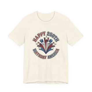 Happy 250th Birthday America Retro T-Shirt