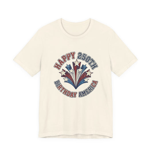 Happy 250th Birthday America Retro T-Shirt