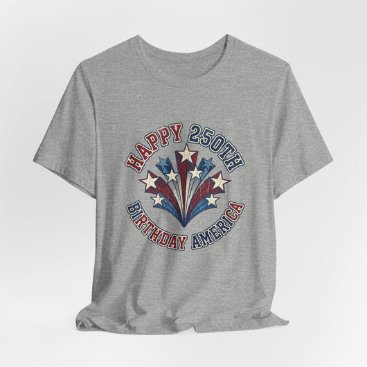 Happy 250th Birthday America Retro T-Shirt