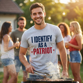 I Identify As A Patriot Funny Conservative T-Shirt