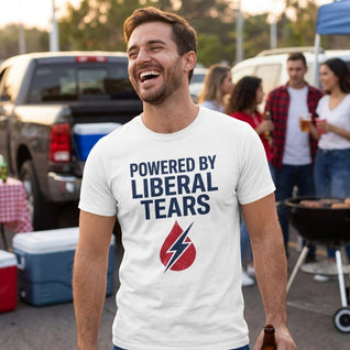 Powered By Liberal Tears Funny T-Shirt