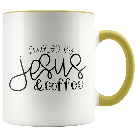 Fueled Jesus and Coffee - Mug - Adoration Apparel | Christian Shirts, Hats, for Women, Men and Toddlers