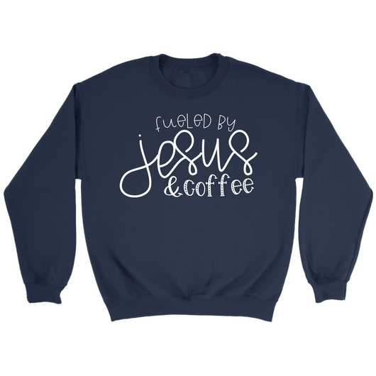 Fueled by Jesus & Coffee- shirts and hoodie - Adoration Apparel | Christian Shirts, Hats, for Women, Men and Toddlers