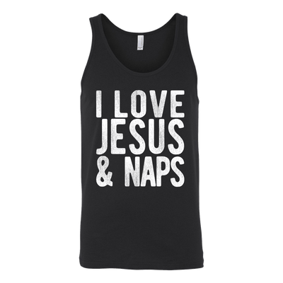 "I LOVE JESUS AND NAPS" Tee-Shirt, Sweatshirt, Tank or Hoodie - Adoration Apparel | Christian Shirts, Hats, for Women, Men and Toddlers