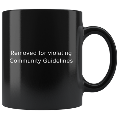 Community Guidelines satire ceramic mug