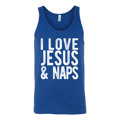 "I LOVE JESUS AND NAPS" Tee-Shirt, Sweatshirt, Tank or Hoodie - Adoration Apparel | Christian Shirts, Hats, for Women, Men and Toddlers