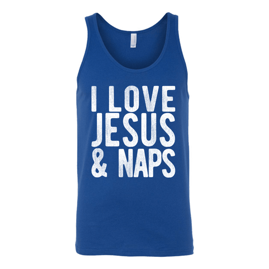 "I LOVE JESUS AND NAPS" Tee-Shirt, Sweatshirt, Tank or Hoodie - Adoration Apparel | Christian Shirts, Hats, for Women, Men and Toddlers