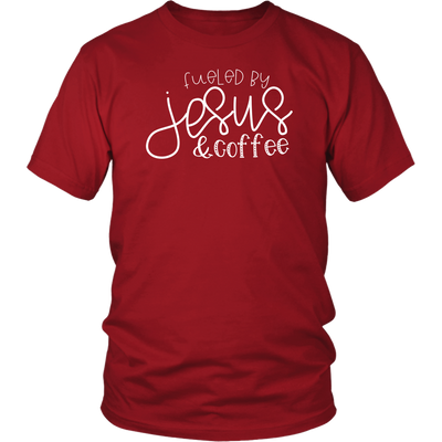 Fueled by Jesus & Coffee- shirts and hoodie - Adoration Apparel | Christian Shirts, Hats, for Women, Men and Toddlers