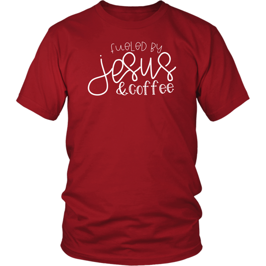 Fueled by Jesus & Coffee- shirts and hoodie - Adoration Apparel | Christian Shirts, Hats, for Women, Men and Toddlers