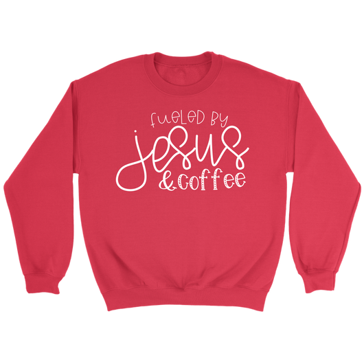 Fueled by Jesus & Coffee- shirts and hoodie - Adoration Apparel | Christian Shirts, Hats, for Women, Men and Toddlers