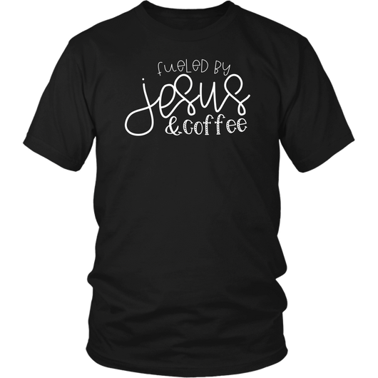 Fueled by Jesus & Coffee- shirts and hoodie - Adoration Apparel | Christian Shirts, Hats, for Women, Men and Toddlers