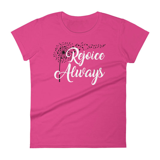Rejoice Always women's Christian t-shirt