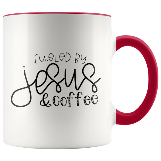 Fueled Jesus and Coffee - Mug - Adoration Apparel | Christian Shirts, Hats, for Women, Men and Toddlers