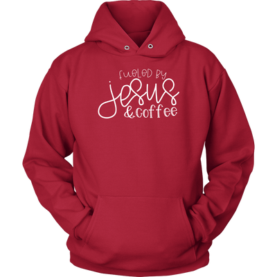 Fueled by Jesus & Coffee- shirts and hoodie - Adoration Apparel | Christian Shirts, Hats, for Women, Men and Toddlers