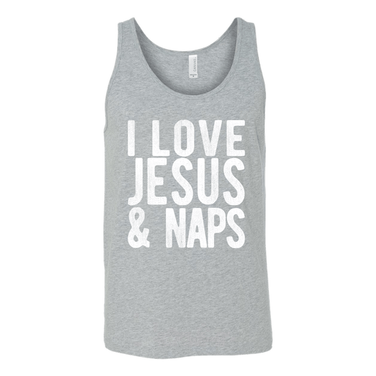 "I LOVE JESUS AND NAPS" Tee-Shirt, Sweatshirt, Tank or Hoodie - Adoration Apparel | Christian Shirts, Hats, for Women, Men and Toddlers